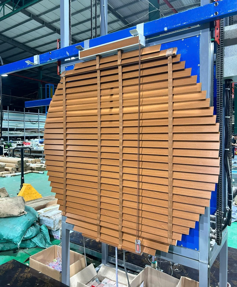 Rèm sáo gỗ bo tròn